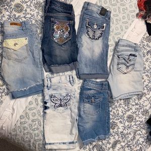 6 Jean shorts